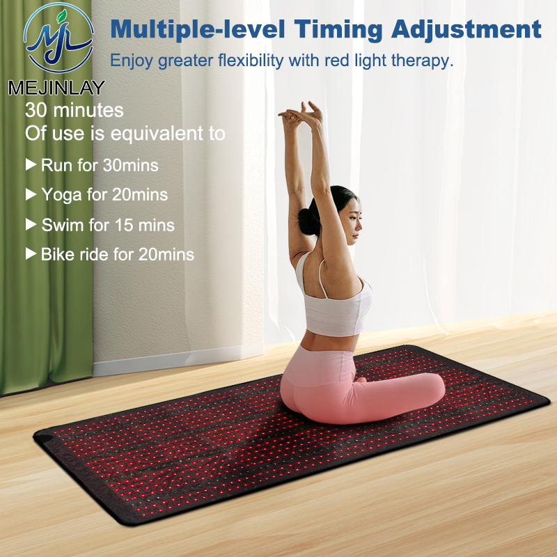 660nm 850nm Near Infrared Red Light Therapy Sleeping Bag Full Body Wrap Mat for Pain Relief Muscle Relaxation