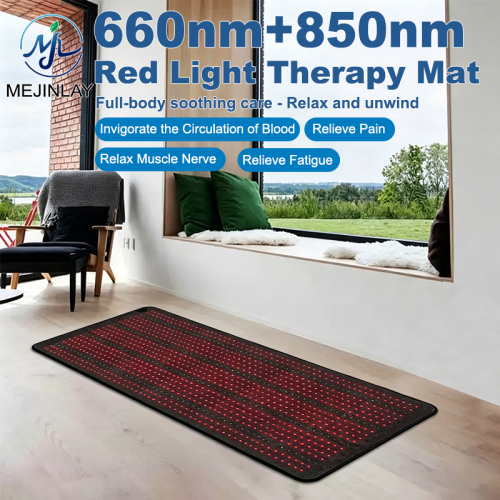 660nm 850nm Near Infrared Red Light Therapy Sleeping Bag Full Body Wrap Mat for Pain Relief Muscle Relaxation