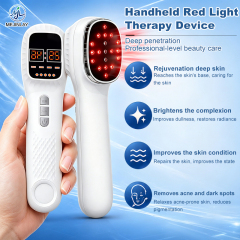 Handheld Red Light Therapy Device with 19 LEDs & LCD Timer for Pain Relief & Skin Rejuvenation
