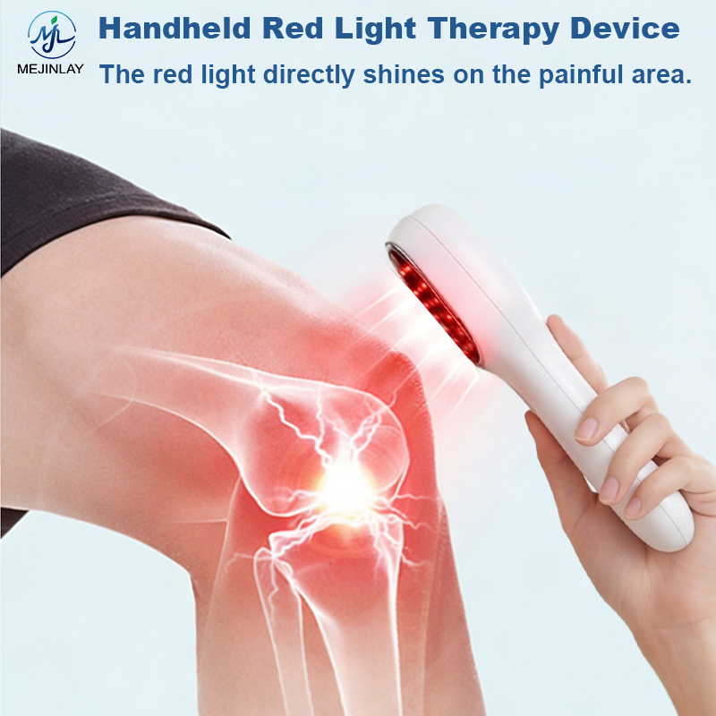 Handheld Red Light Therapy Device with 19 LEDs & LCD Timer for Pain Relief & Skin Rejuvenation