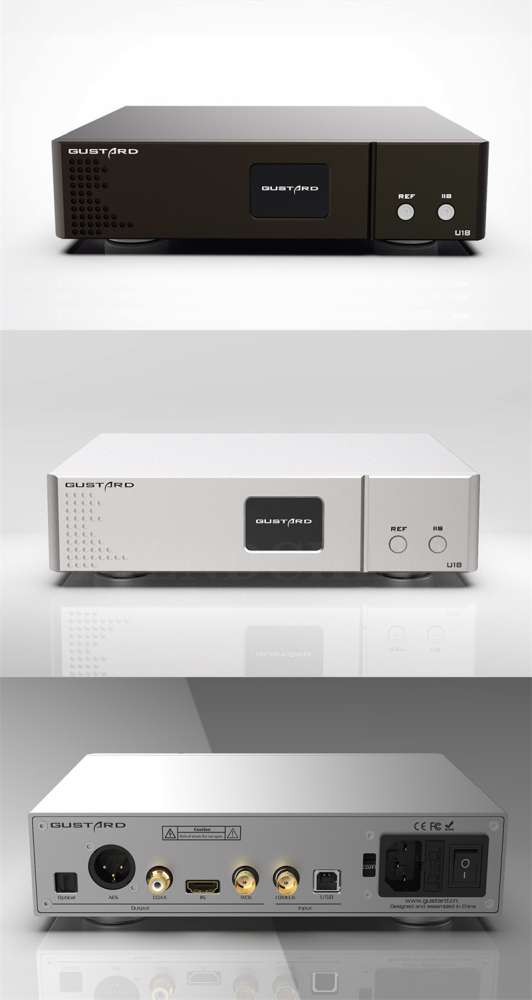 GUSTARD DDC-U18 Digital Interface USB Interface XU216 Ground Isolation AS338 Femtosecond AC115/230V50/60Hz