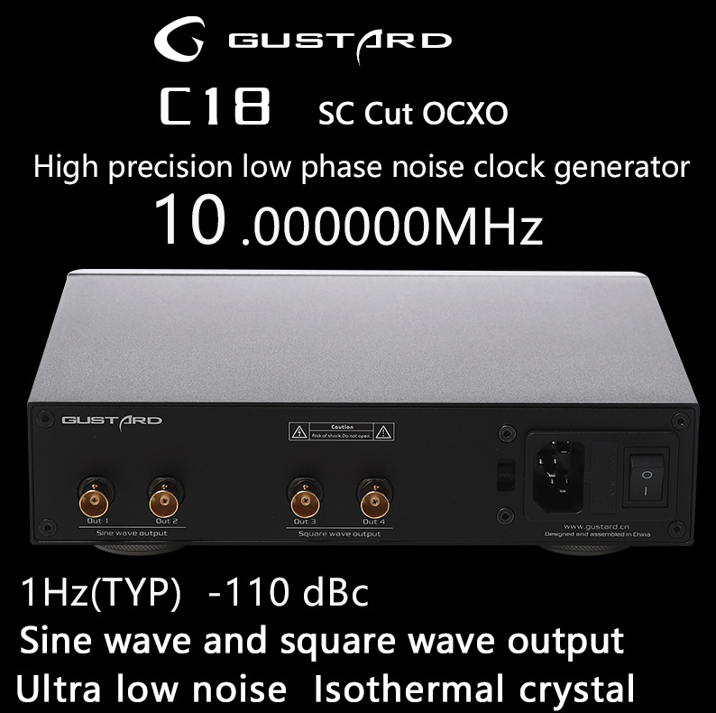 GUSTARD C18 10M clock audio constant temperature crystal oscillator OCXO