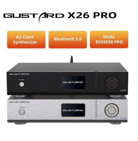 Gustard DAC-X26PRO MQA DAC ESS9038 PRO*2 Bluetooth 5.0 K2 Clock Synthesizer X26  PRO