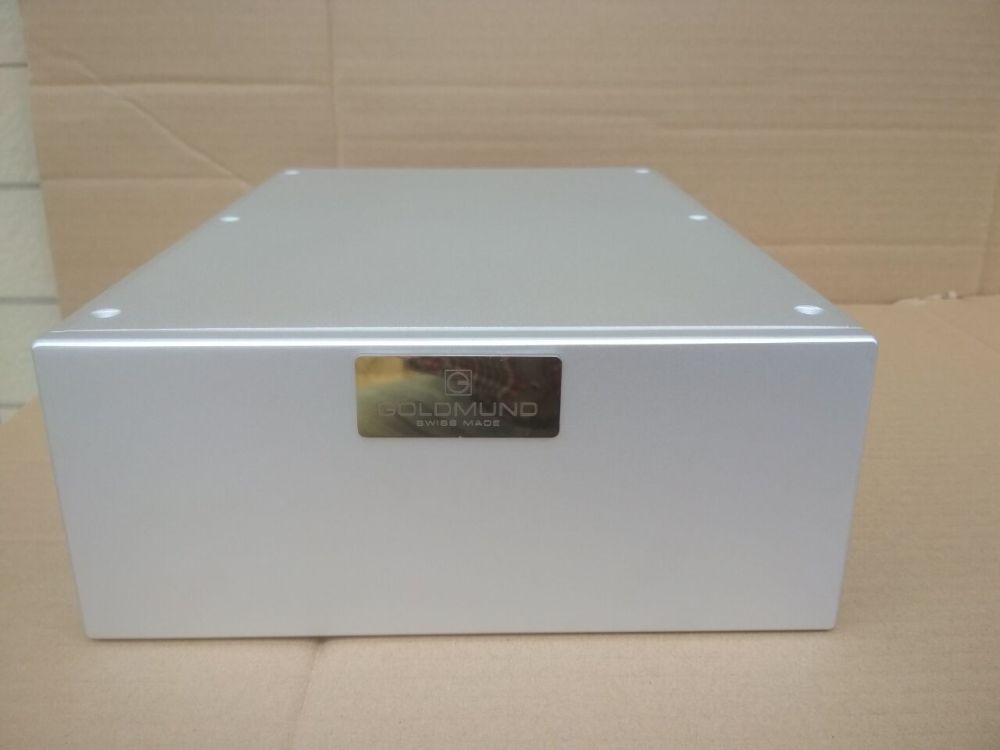 1 pcs silver All aluminum power amplifier DIY case split case tube amplifier power supply Enclosure box (216 *90*308mm)
