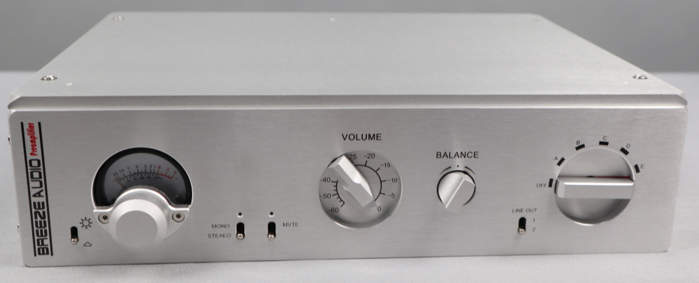 HIFI Deluxe Level Meter Aluminum amplifier chassis case enclosure 320 * 83 * 246mm
