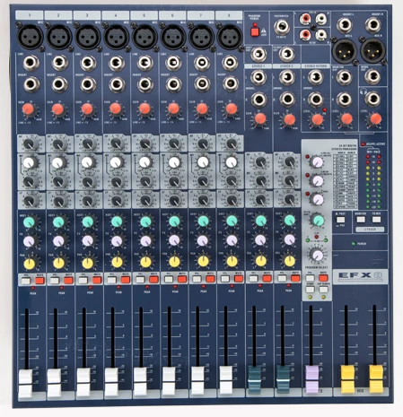 EFX8 professional stage effect performance mixer 8 channel 12 channel 16 channel Mixer console