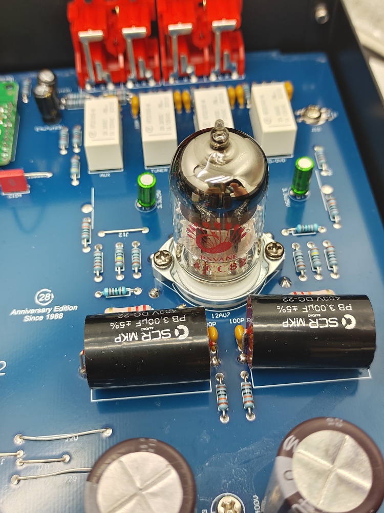 Remote control Bada 211MK28 Hifi Bluetooth 5.0 2 channel tube amplifier ECC82 tube can replace 12AU7 with vu meter 110W+110W