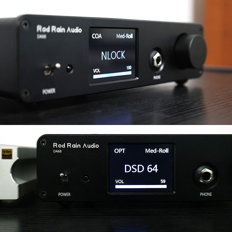 ES9068AS Bluetooth MQA OPA1612 DAC Headphone AMP Amanero Bluetooth DAC Board HIFI USB Sound Decoder 32Bit/384kHz DSD DSD512