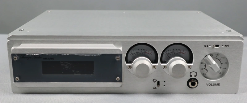 HIFI Deluxe Level Meter Aluminum amplifier chassis case enclosure 320 * 83 * 246mm