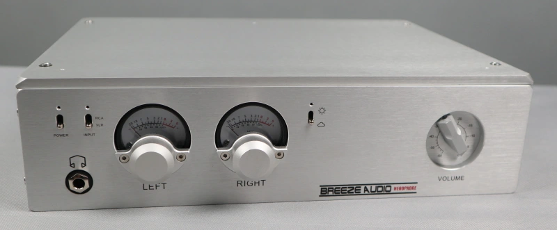 HIFI Deluxe Level Meter Aluminum amplifier chassis case enclosure 320 * 83 * 246mm