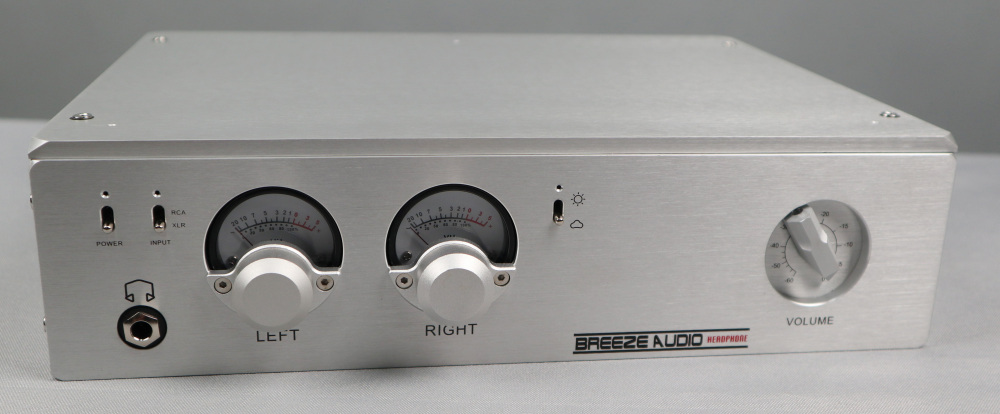 HIFI Deluxe Level Meter Aluminum amplifier chassis case enclosure 320 * 83 * 246mm