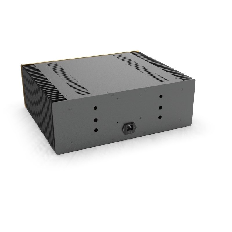 E405 DIY Aluminum Chassis Class A Amplifier Case Power Amp Enclosure HiFi Box with heatsink