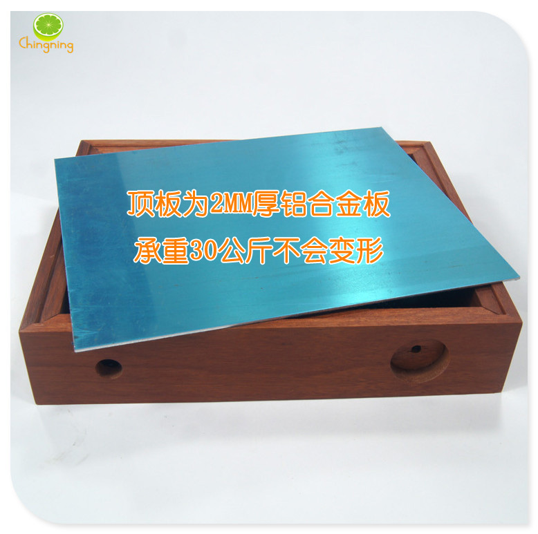 DIY 30CM*25CM Tube amplifier Chassis Wooden case with tope and bottom panel power switch Wooden knob
