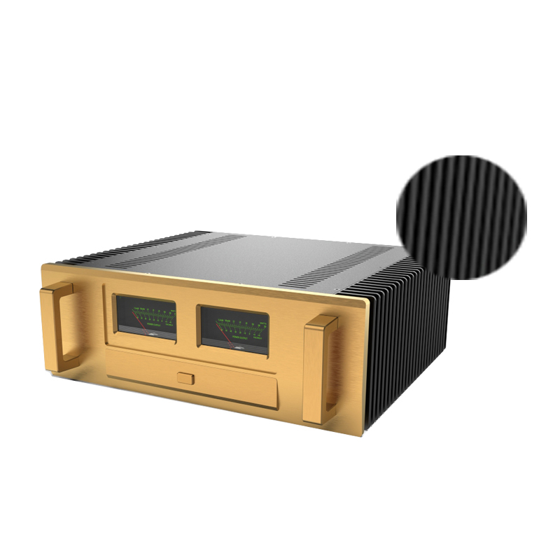 E405 DIY Aluminum Chassis Class A Amplifier Case Power Amp Enclosure HiFi Box with heatsink