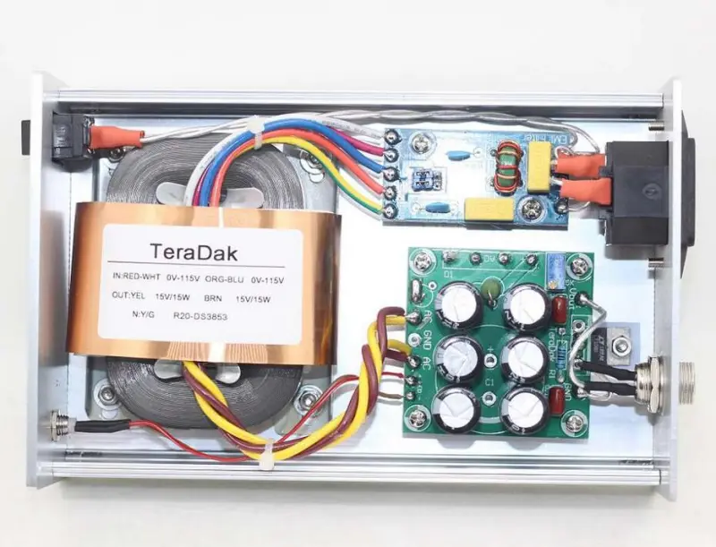 TeraDak DC-30 HiFi Linear Power Supply DC5V3A  DC 6V3A DC7V 2.5A DC9V2.5A DC12V1.8A For Audio Equipment Upgrade