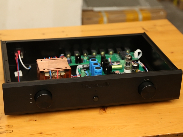Finished C19 Pre-amp Audio HiFi Stereo WE420A/5755+12AU7 Vacuum Tube Preamplifier