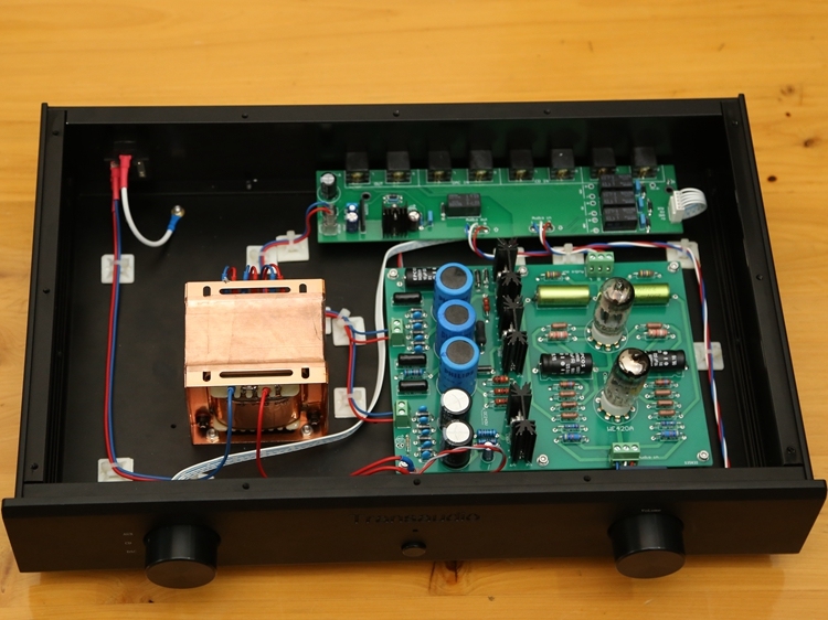 Finished C19 Pre-amp Audio HiFi Stereo WE420A/5755+12AU7 Vacuum Tube Preamplifier