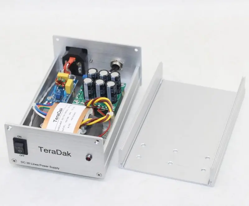 TeraDak DC-30 HiFi Linear Power Supply DC5V3A  DC 6V3A DC7V 2.5A DC9V2.5A DC12V1.8A For Audio Equipment Upgrade