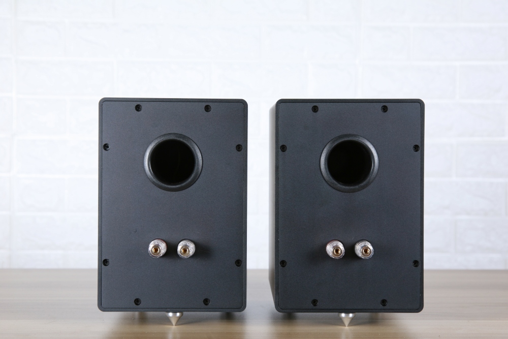 1 pair Full aluminum speaker Installation chassis for 5-inch dual frequency desktop HIFI monitoring speaker DIY shell case