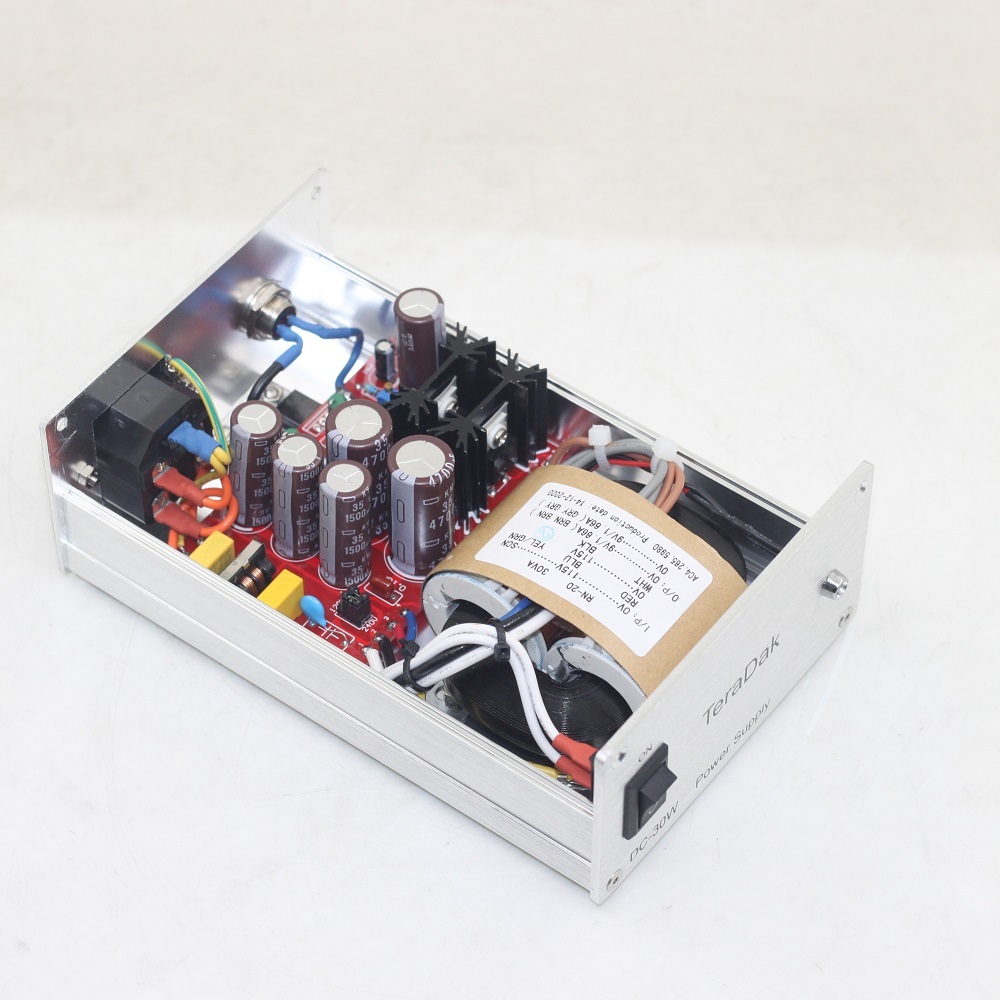 TeraDak DC12V 2A For Chord 2Qute USB DAC DSD Linear Power Supply DIY AMP PSU Low Noise