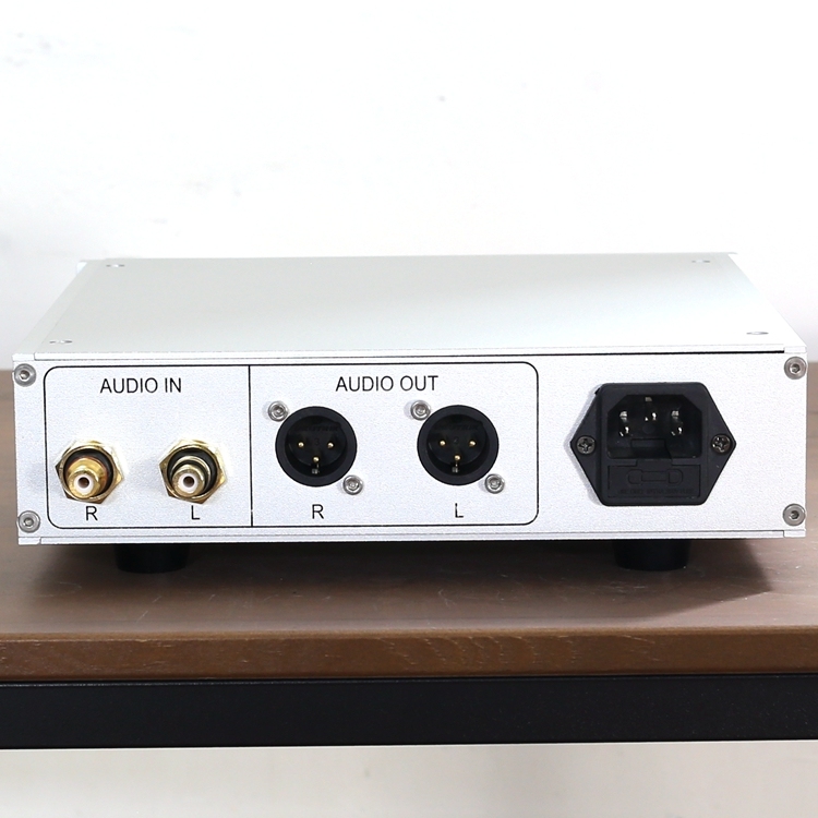 Finished Precision Dual Channel Single-ended To Balance Audio Converter RCA to XLR DRV134 Converter