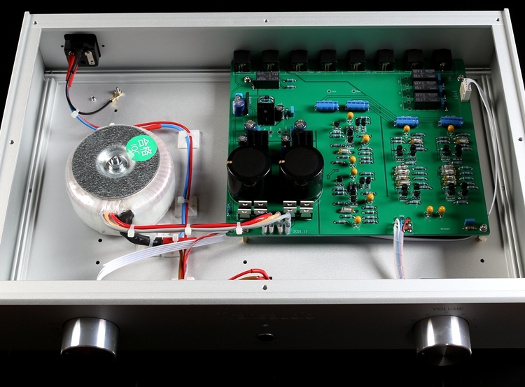 MASTER Finished C5PRO Auido Preamplifier HIFI Stereo AMP Preamp 3 Inputs 1 Output Refer to Naim152 single ended Class A circuit