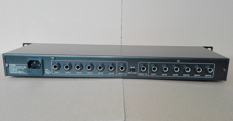 FS-206 12 channel splitter audio signal distributor power amplifier distributor