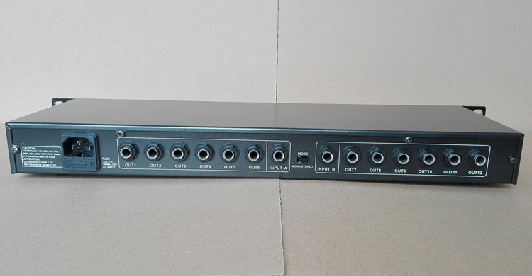 Fs 6 Splitter FS-206 12 channel splitter audio signal distributor power amplifier ...