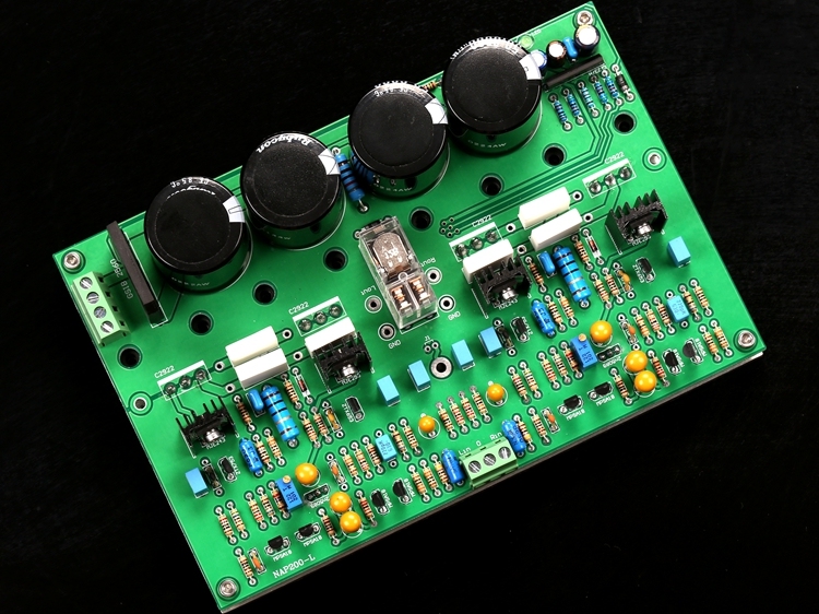 N2 HiFi 70W+70W dual channel Power amplifier with Sankn 2SC2922 Reference naim NAP200 circuit