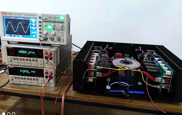 Finished T7 150W+150W HIFI Post Amplifier Full Symmetrical X-Amp Design with Balanced input