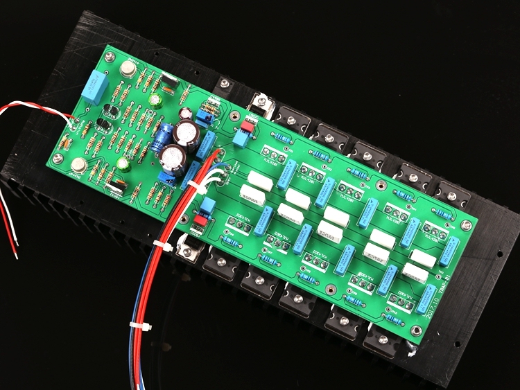P10 hifi dual channel 200W+200W pure power amplifier Refer to YBA P1000 circuit
