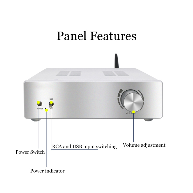 LM1875 power amplifier 2.0 25W*2 HIFI Bluetooth 5.0 home sound amp