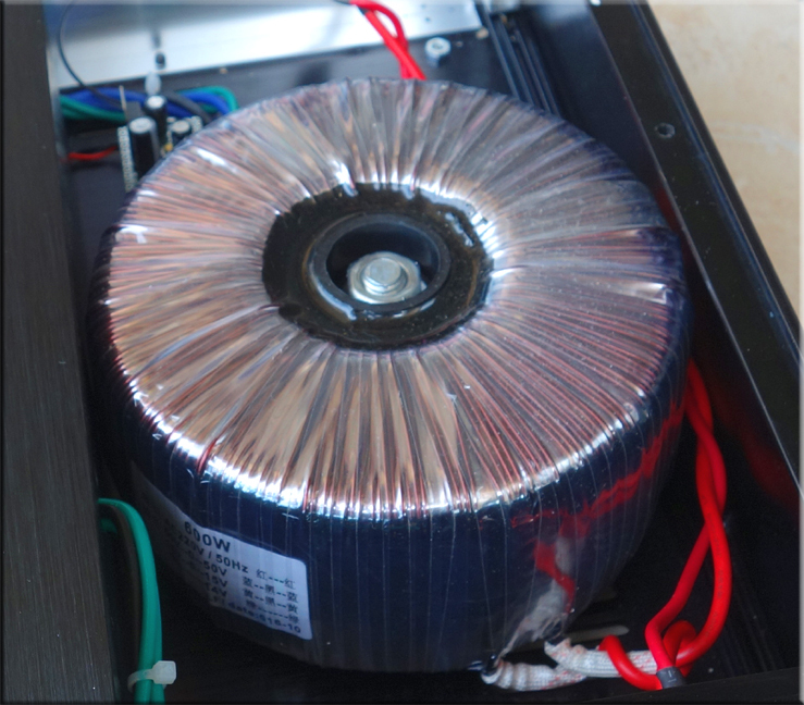 Finished A4 full symmetrical double differential high power stereo amplifier 250W*2 HIFI amp