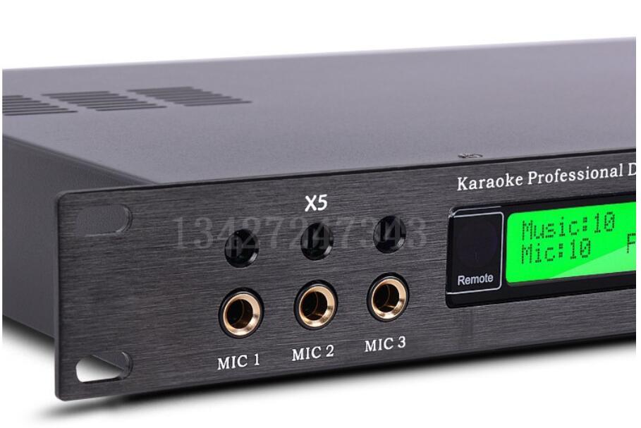X5 Kara OK.KTV digital preamplifier effector professional audio processor Equalizer mixer anti howling