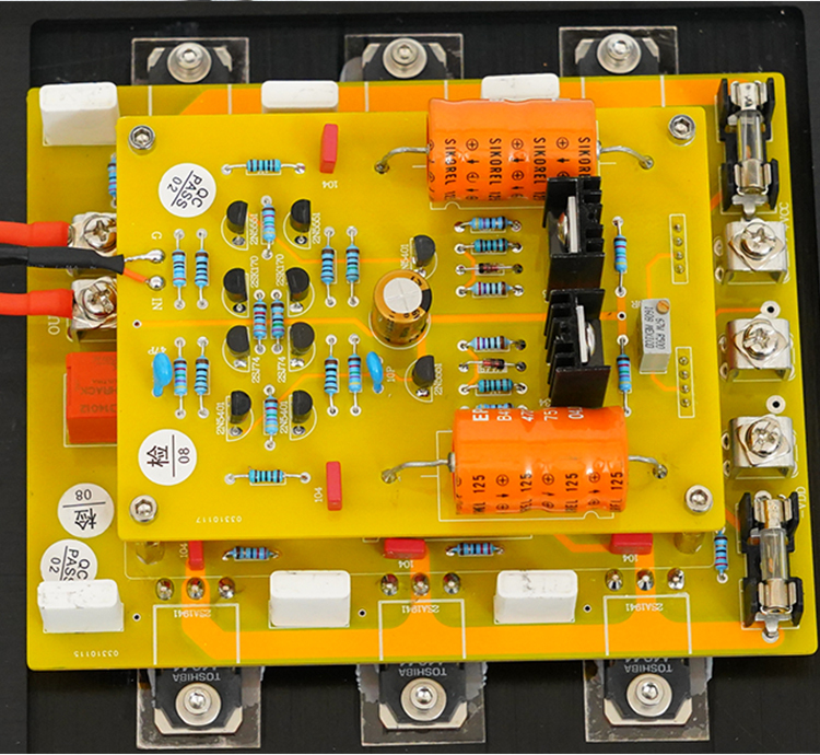 Finished refer to Goldmund-Telos.300 circuit Split dual mono 200W+200W pure power amplifier