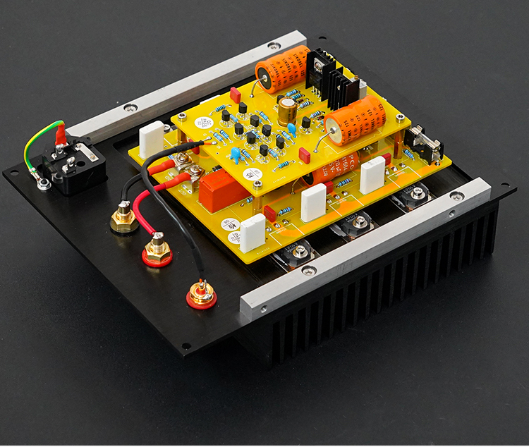 Finished refer to Goldmund-Telos.300 circuit Split dual mono 200W+200W pure power amplifier