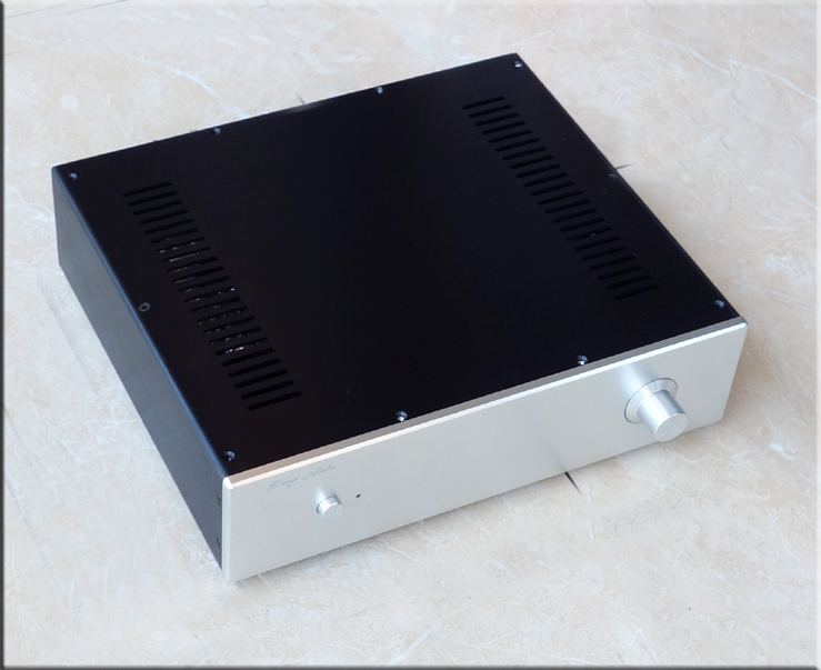 Finished A4 full symmetrical double differential high power stereo amplifier 250W*2 HIFI amp