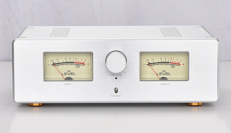 New inished Bluetooth 5.0 SANYO STK443 amplifier Retro hifi vu meter amplifier 25W*2