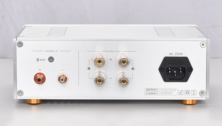 New inished Bluetooth 5.0 SANYO STK443 amplifier Retro hifi vu meter amplifier 25W*2