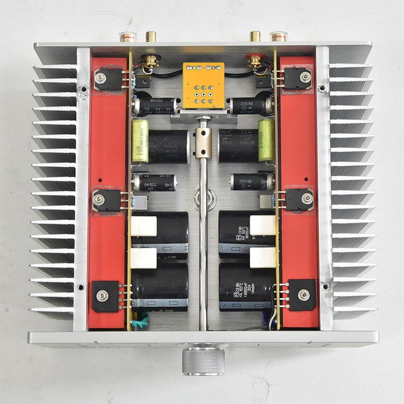 Hood 1969 Class A 10WX2 Audio Power Amplifier With FET 1969-2020 Double Radiator Amp Sound Quality For Audiophile