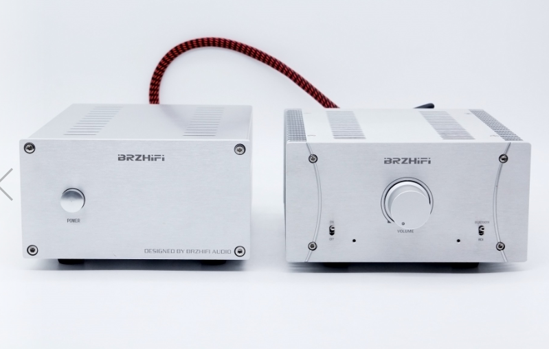 Finished STK426-530 2X100W HIFI Class AB desktop split Audio power amplifier  with Bluetooth 5.0