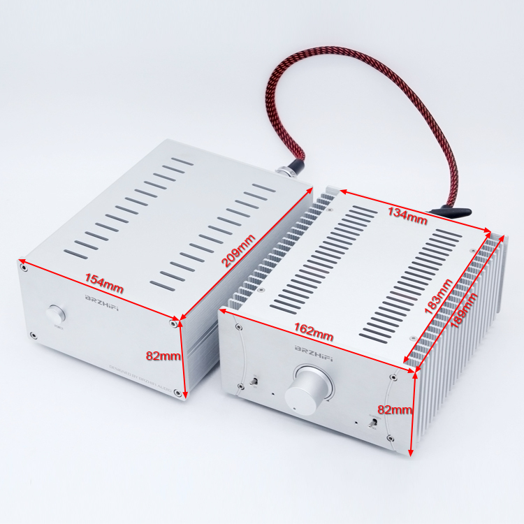 Finished STK426-530 2X100W HIFI Class AB desktop split Audio power amplifier  with Bluetooth 5.0