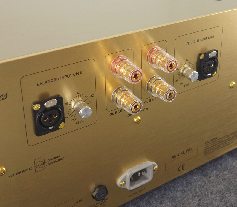 Replica Swiss FM711MK2 Hi End Audio  Pure Post Stereo power Amplifier 250W 8ohms with Balanced Input