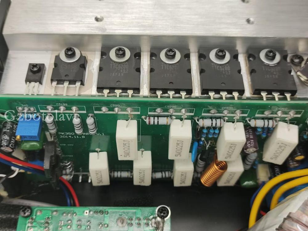 500W Subwoofer amplifier board 4 pairs Toshiba TTC5200 tubes amp board for 15 inch subwoofer speaker or 10-12 inch speaks