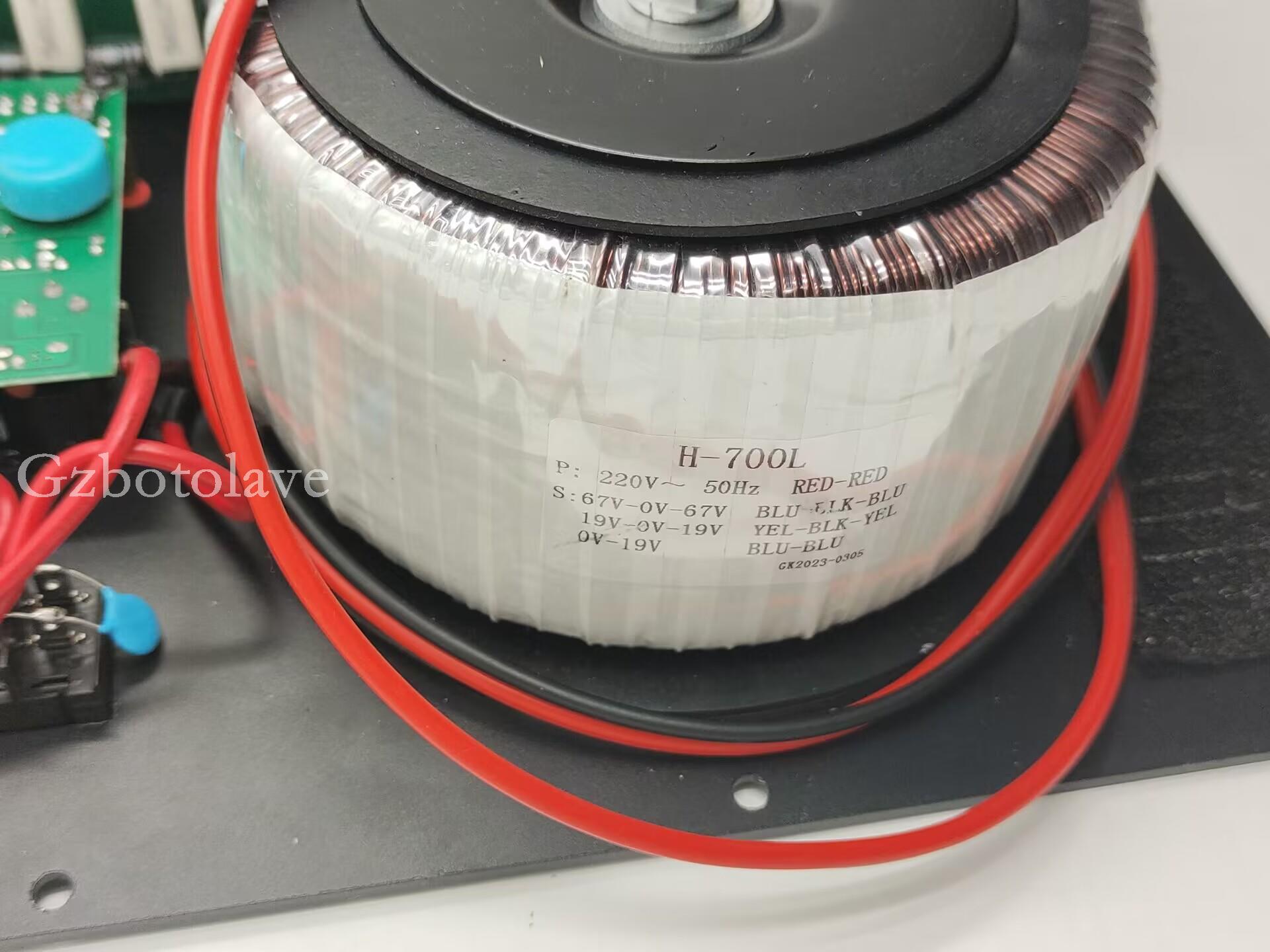 500W Subwoofer amplifier board 4 pairs Toshiba TTC5200 tubes amp