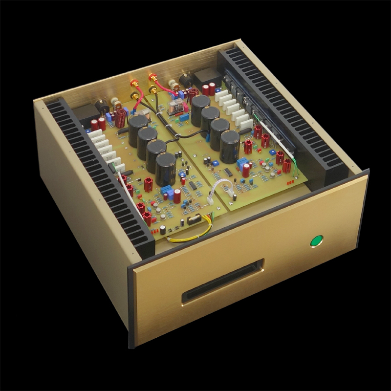 Replica Swiss FM711MK2 Hi End Audio  Pure Post Stereo power Amplifier 250W 8ohms with Balanced Input