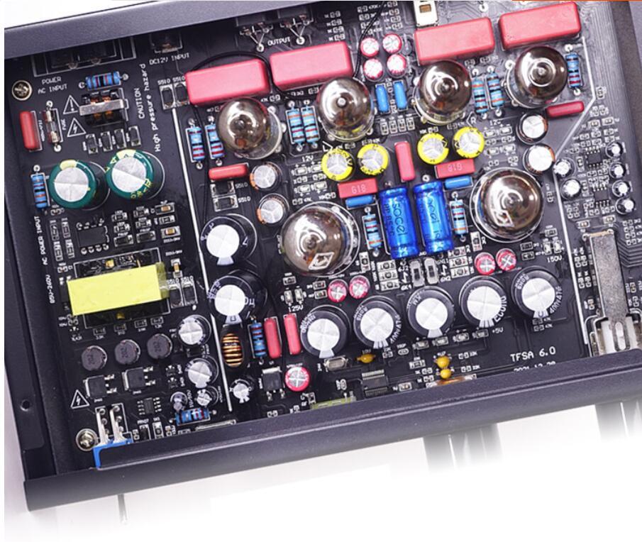 Classical 6922 circuit lossless Bluetooth 5.0 Class A 6K4 6N2 Vacuum Tube Preamp hifi Tube Preamplifier Phono Preamp Amplifier