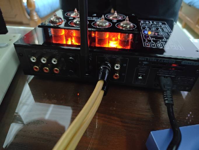 Classical 6922 circuit lossless Bluetooth 5.0 Class A 6K4 6N2 Vacuum Tube Preamp hifi Tube Preamplifier Phono Preamp Amplifier