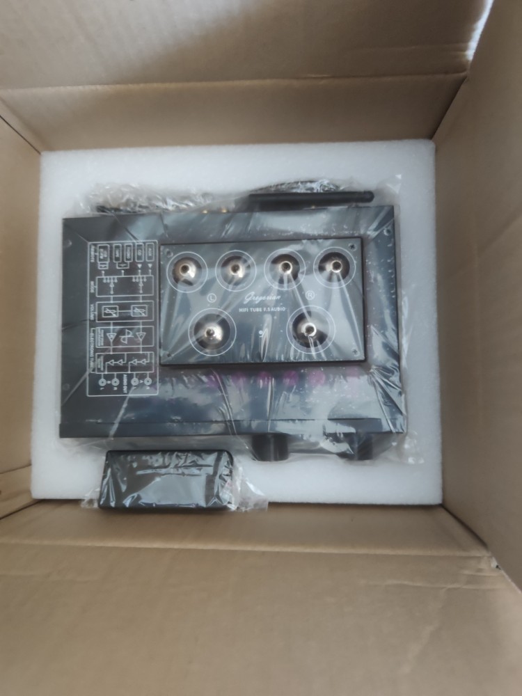 Classical 6922 circuit lossless Bluetooth 5.0 Class A 6K4 6N2 Vacuum Tube Preamp hifi Tube Preamplifier Phono Preamp Amplifier