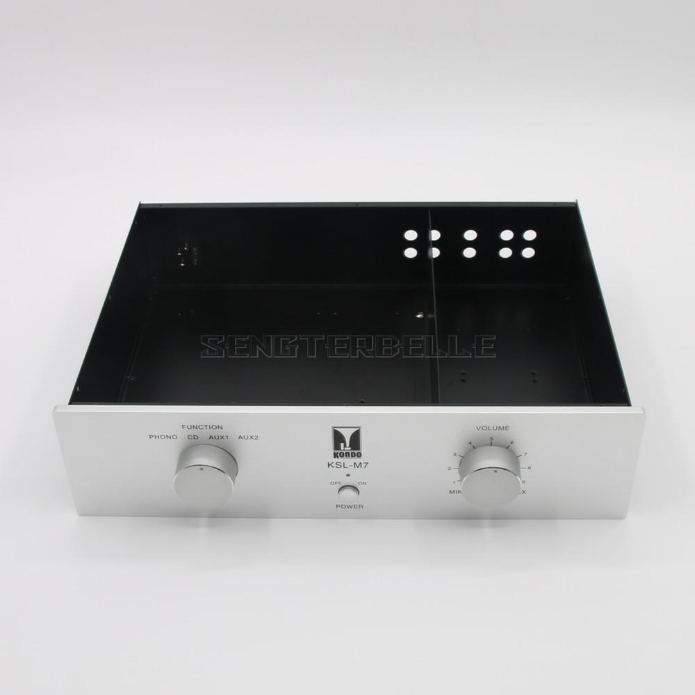 Tube Preamplifier Chassis For M7 Preamp Case Steel Box 430*110*310MM